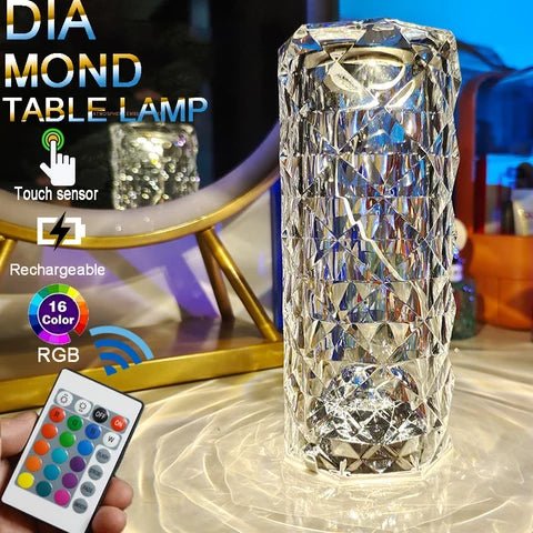 Rose - Diamond Crystal Lamp